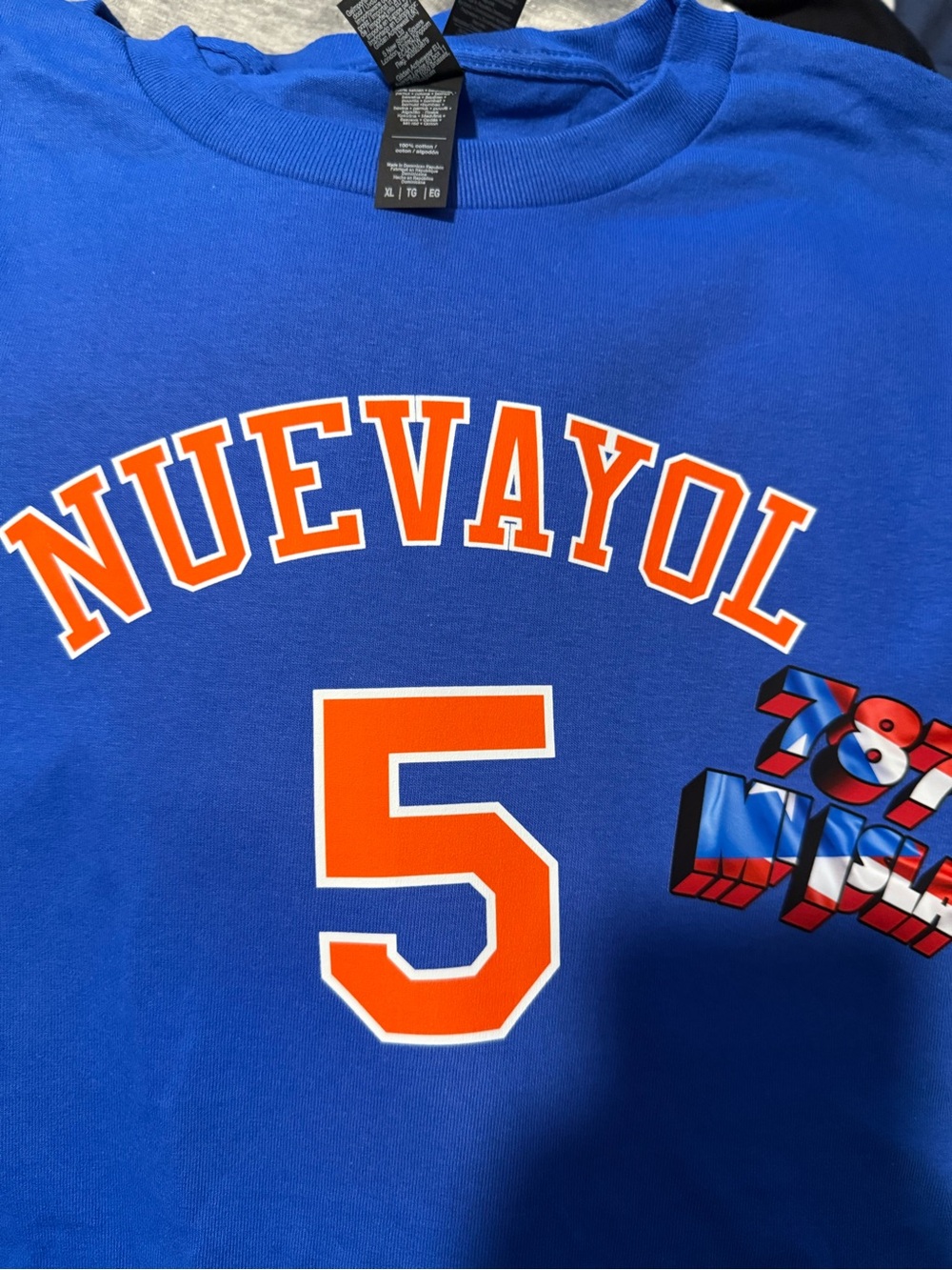 XL Nuevayol #5 787 Mi Isla Tshirt, New York Nivks Style